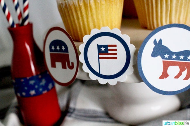 election-day-printables-circles-cake-stand - Urban Bliss Life