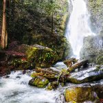 waterfall at Susan Creek Falls in southern Oregon